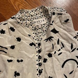 Gorgeous silk Mayle blouse. Size 6.